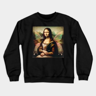 Mona Lisa Tooth Fairy Magic Tee - National Tooth Fairy Day Exclusive Crewneck Sweatshirt